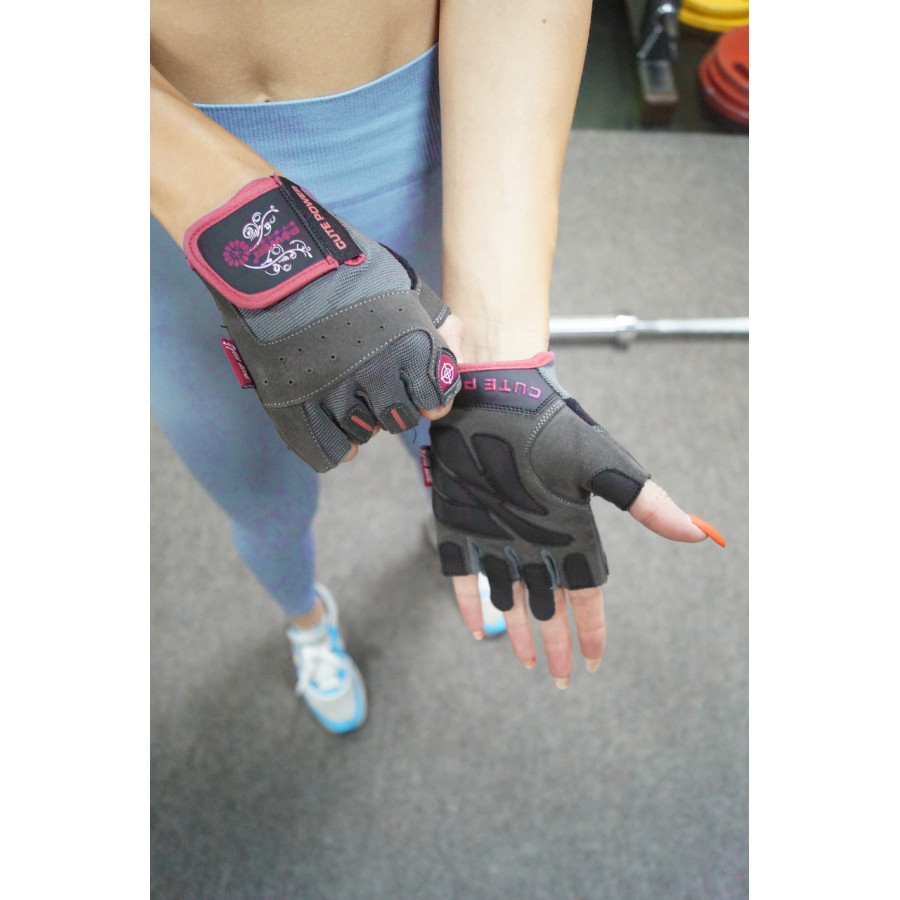 Рукавички для фітнесу Power System PS-2560 Cute Power жіночі Pink S