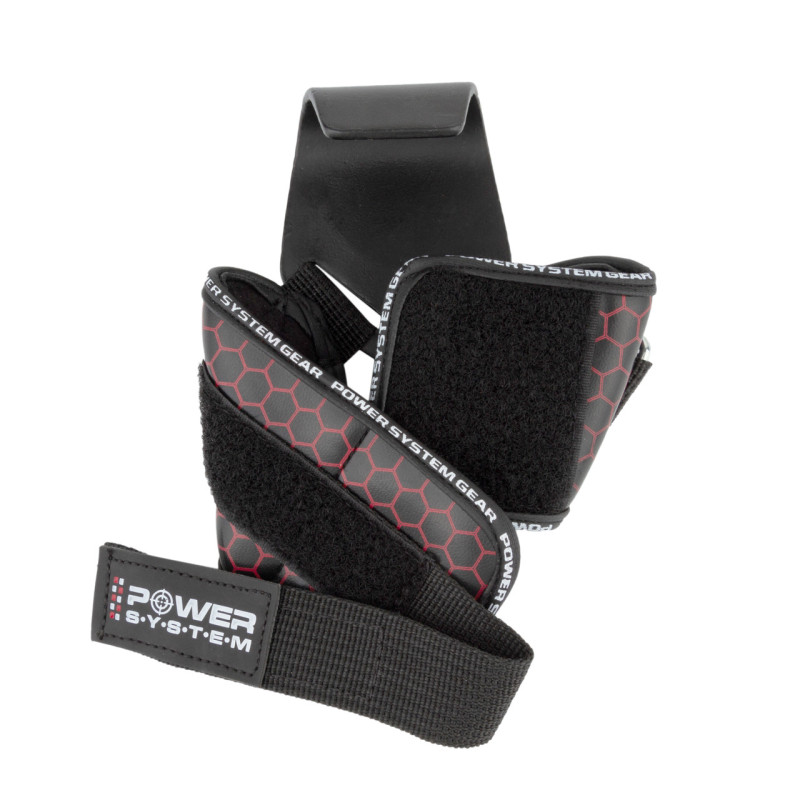 Гаки для тяги на зап'ястя Power System PS-3360 Hooks V2 Black/Red L