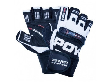 Рукавички для фітнесу Power System PS-2700 No Compromise Black/White XXL