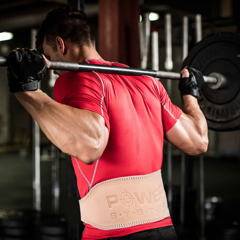 Пояс для важкої атлетики Power System PS-3000 Power Natural шкіряний S