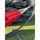Монотонний гамак WISH червоний двомісний XXL 200х150 WCG