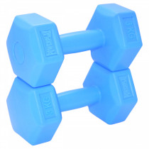 Гантелі композитні PowerPlay 4124 Hercules 2*3 кг. Сині (пара - 2шт.) Гантелі композитні PowerPlay 4124 Hercules 2*3 кг. Сині (пара - 2шт.)