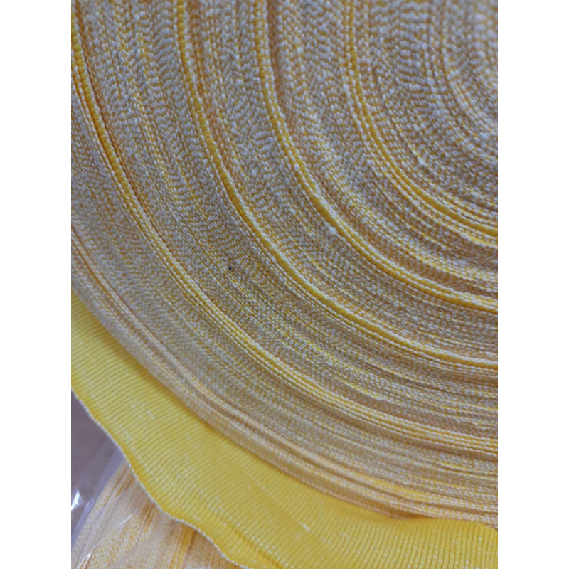 Бинтова стрічка для боксу PowerPlay, Довжина 100 м, Еластична, Бавовна, Нейлон, Жовта 