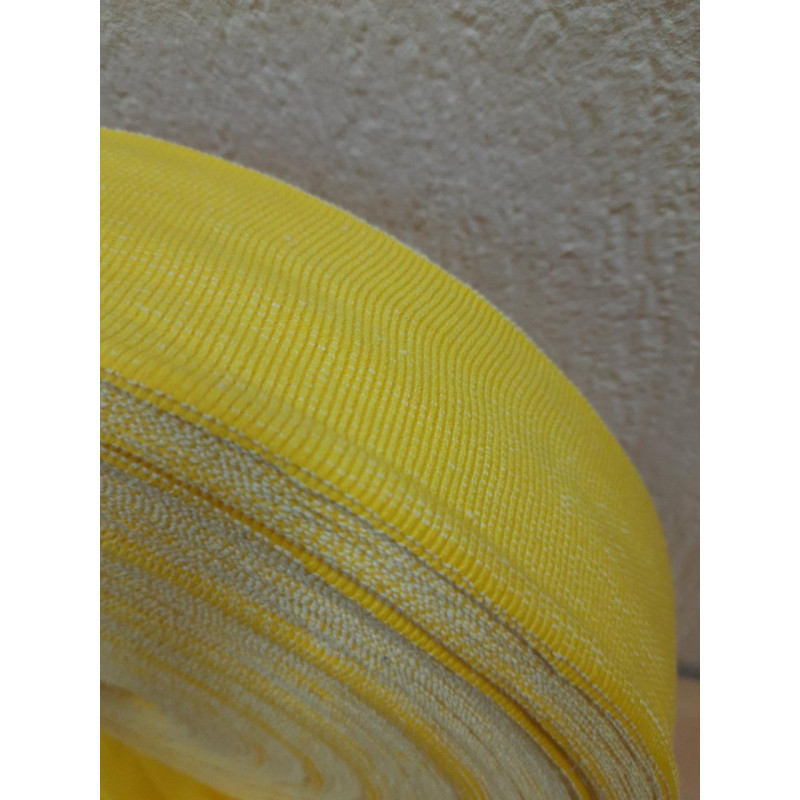 Бинтова стрічка для боксу PowerPlay, Довжина 100 м, Еластична, Бавовна, Нейлон, Жовта 