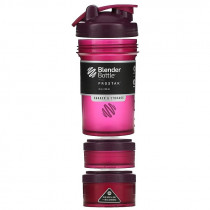 Шейкер спортивний BlenderBottle ProStak 22oz/650ml з 2-ма контейнерами Plum Шейкер спортивний BlenderBottle ProStak 22oz/650ml з 2-ма контейнерами Plum