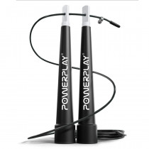 Скакалка швидкісна PowerPlay 4202 Ultra Speed Rope Чорна (2,9m.) Скакалка швидкісна PowerPlay 4202 Ultra Speed Rope Чорна (2,9m.)