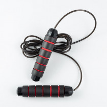 Скакалка швидкісна PowerPlay 4210 Power Weighted Jump Rope Чорна (2,7m.) Скакалка швидкісна PowerPlay 4210 Power Weighted Jump Rope Чорна (2,7m.)