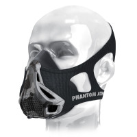 Маска для тренировки дыхания Phantom Training Mask Camo, размер S, медицинский силикон, нейлоновый чехол, 4 уровня сопротивления