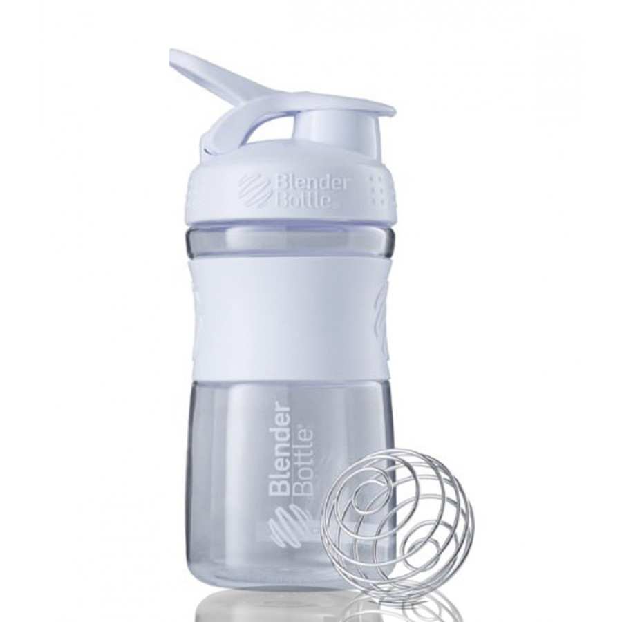 Шейкер спортивний (пляшка) BlenderBottle SportMixer Flip 20oz/590ml White