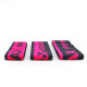 Набір тканевих гумок для фітнесу та спорту MadMax MFA-305 Hiploop set 3 pcs. Grey/Pink