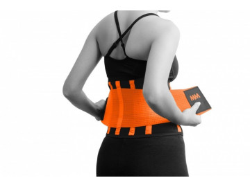 Пояс компресійний MadMax MFA-277 Slimming belt Black/neon orange M