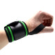 Бинти для зап'ясть (кистьові бинти) MadMax MFA-298 Wrist Wraps 18" Black/Green (пара), Довжина 45 см, Ширина 8 см, Бавовна, Еластан, Чорно-зелений