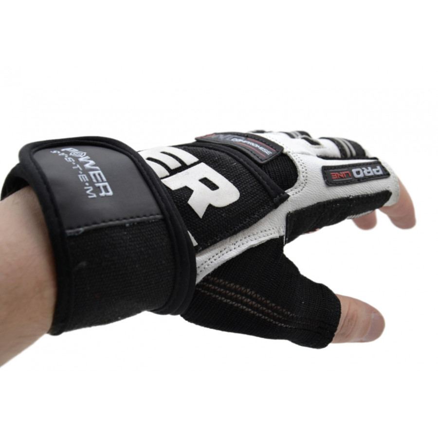 Рукавички для фітнесу Power System PS-2700 No Compromise Black/White XXL
