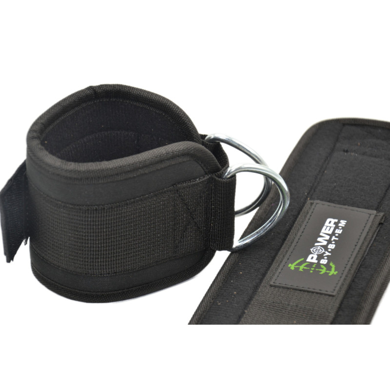 Манжети на щиколотку Power System PS-3460 Ankle Strap Gym Guy Black