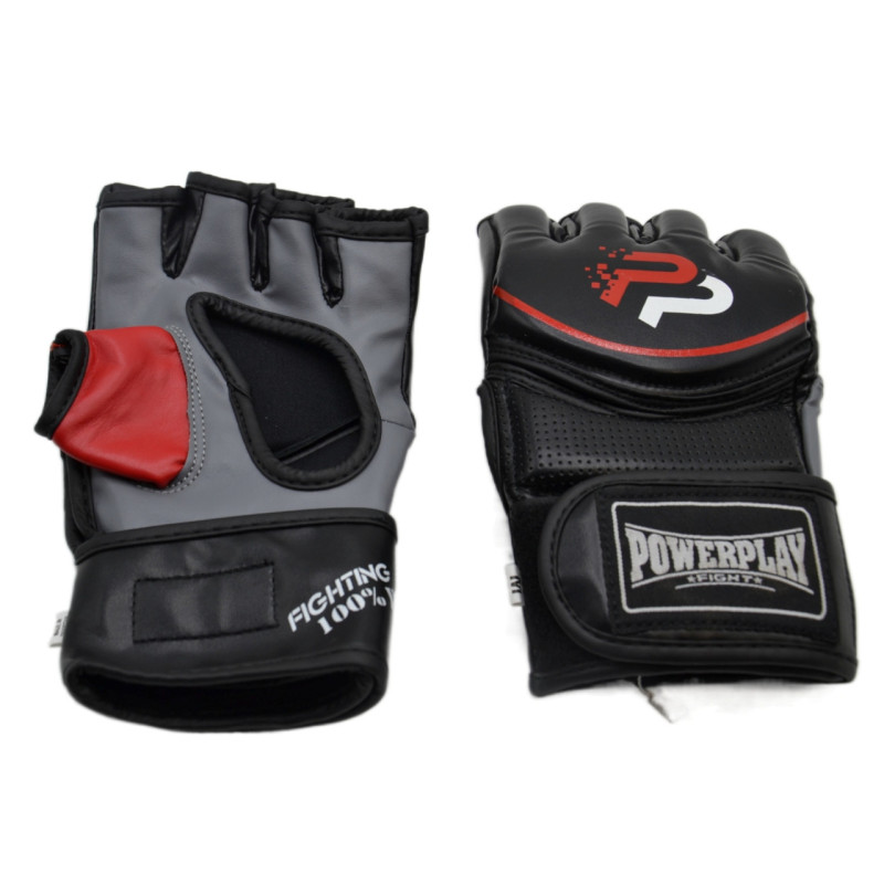 Перчатки для ММА PowerPlay 3093 Черные XL
