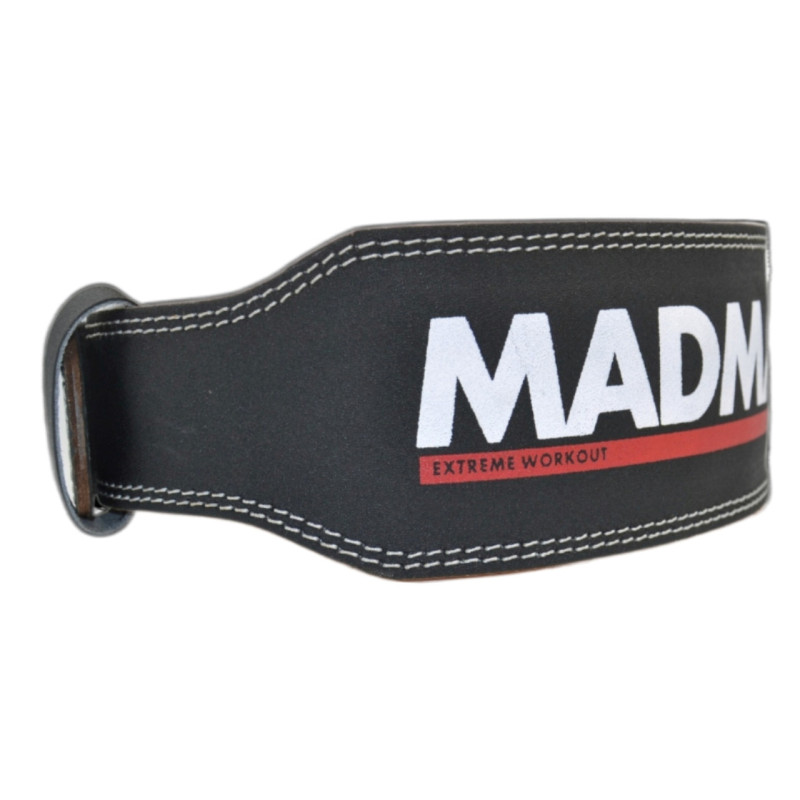 Пояс для важкої атлетики MadMax MFB-245 Full leather шкіряний Black XL