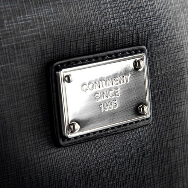 Мужская сумка на плечо из эко кожи Continent CM-151BK черная