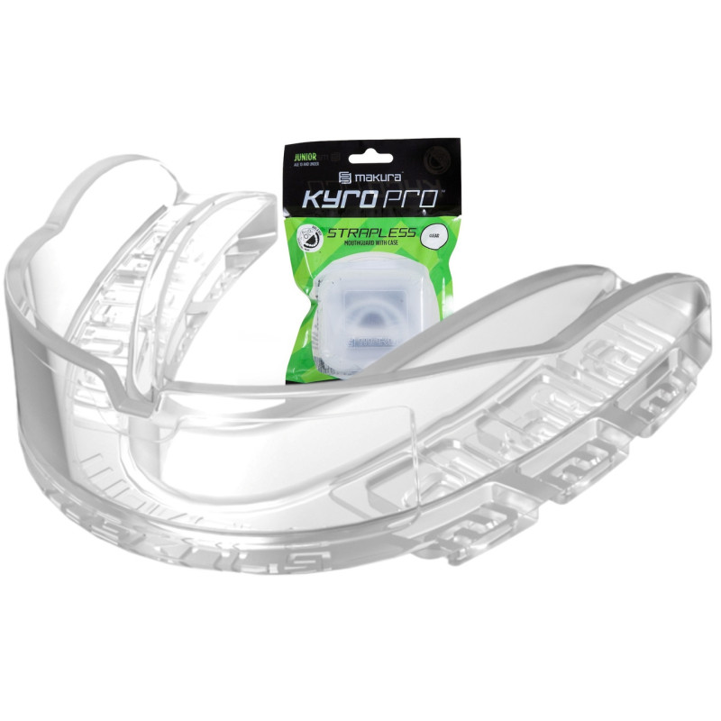 Капа MAKURA Kyro Pro Strapless, Дитяча (вік до 10 років) Clear, Посадка: BOIL & BITE™ (формується у гарячій воді), Термопластик, Прозорий