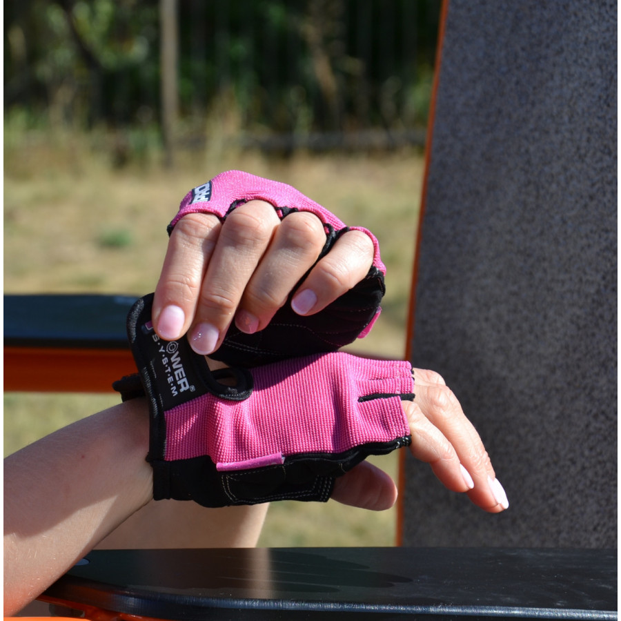 Рукавички для фітнесу Power System PS-2250 Pro Grip жіночі Pink M