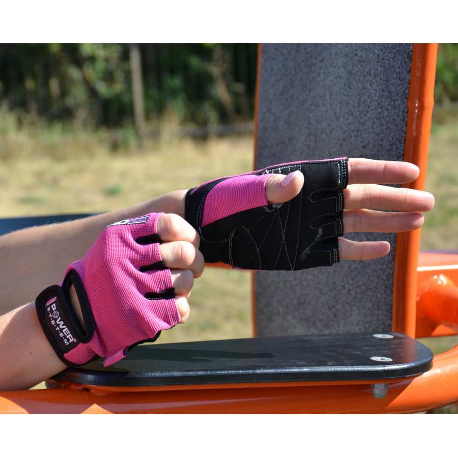 Рукавички для фітнесу Power System PS-2250 Pro Grip жіночі Pink M