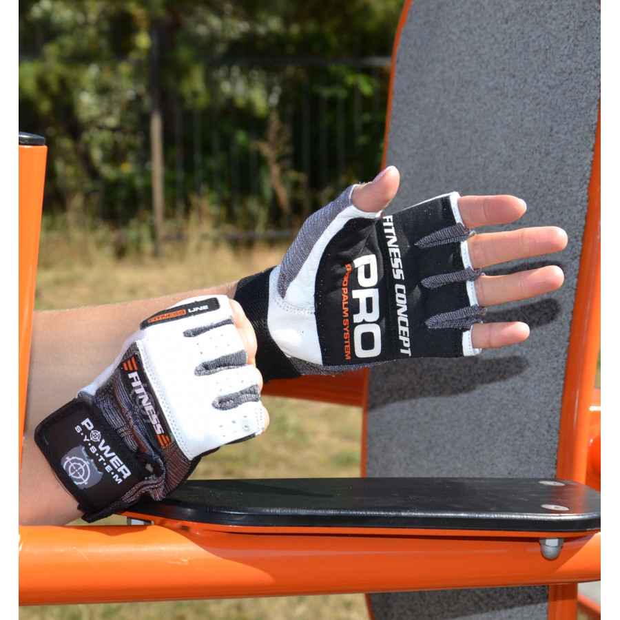 Рукавички для фітнесу Power System PS-2300 Fitness Grey/White XL