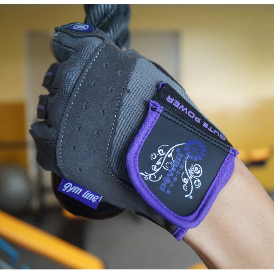 Рукавички для фітнесу Power System PS-2560 Cute Power жіночі Purple XS