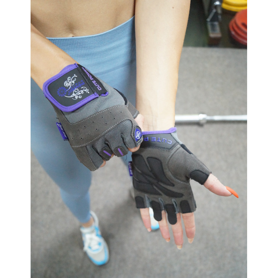 Рукавички для фітнесу Power System PS-2560 Cute Power жіночі Purple XS
