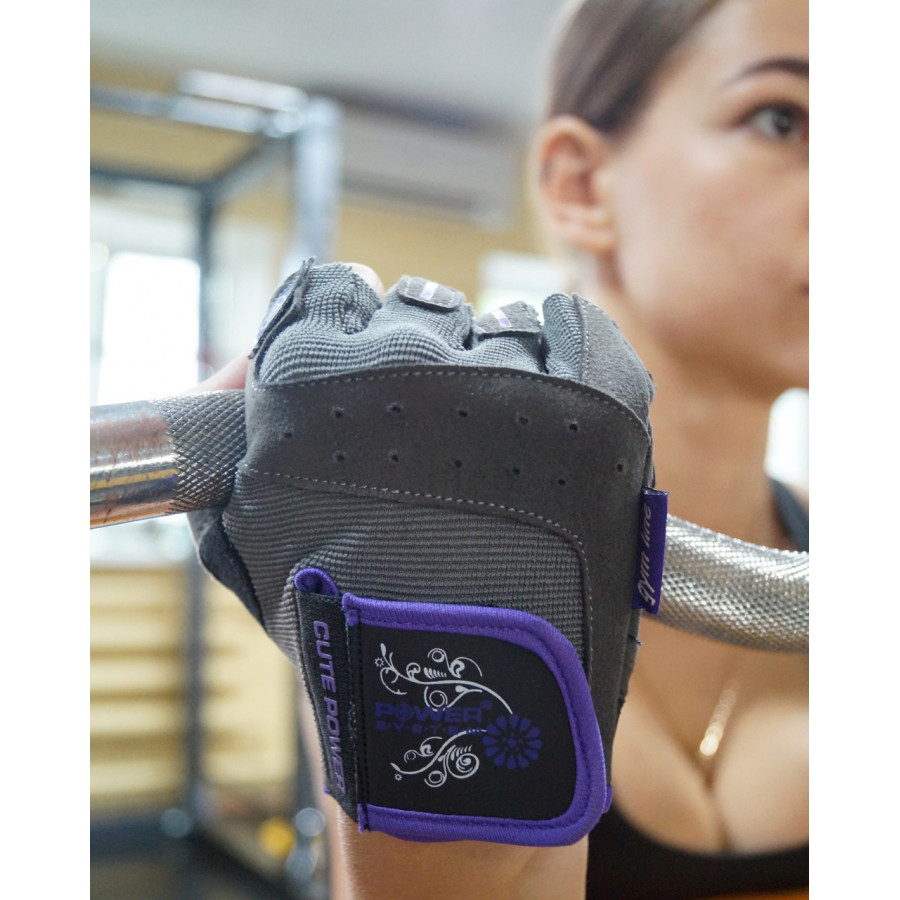 Рукавички для фітнесу Power System PS-2560 Cute Power жіночі Purple XS