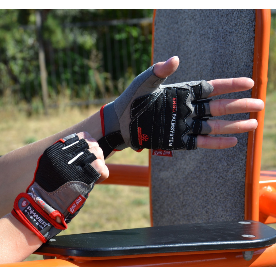 Рукавички для фітнесу Power System PS-2570 Woman’s Power жіночі Black/Red S