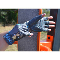 Рукавички для фітнесу MadMax MFG-921 Voodoo Mid grey/light blue M Рукавички для фітнесу MadMax MFG-921 Voodoo Mid grey/light blue M