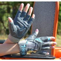 Рукавички для фітнесу MadMax MFG-921 Voodoo Mid grey/light blue M Рукавички для фітнесу MadMax MFG-921 Voodoo Mid grey/light blue M