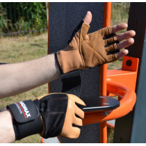 Рукавички для фітнесу MadMax MFG-269 Professional Brown M Рукавички для фітнесу MadMax MFG-269 Professional Brown M