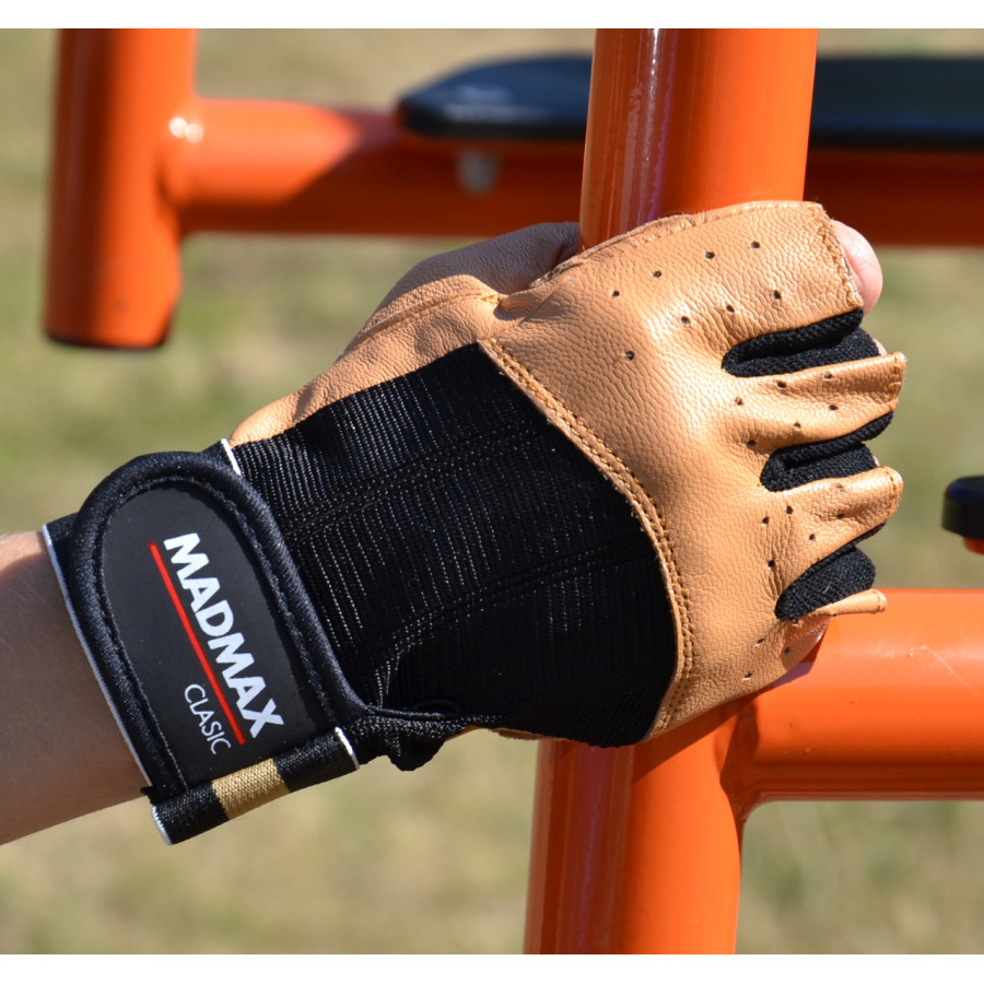 Рукавички для фітнесу MadMax MFG-248 Clasic Brown M