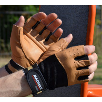 Рукавички для фітнесу MadMax MFG-248 Clasic Brown M Рукавички для фітнесу MadMax MFG-248 Clasic Brown M
