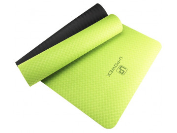 Килимок для йоги та фітнесу U-POWEX TPE Yoga mat Green/Black (183х61х0.6)