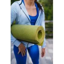 Килимок для йоги та фітнесу Power System PS-4014 PVC Fitness-Yoga Mat Green (173x61x0.6) Килимок для йоги та фітнесу Power System PS-4014 PVC Fitness-Yoga Mat Green (173x61x0.6)