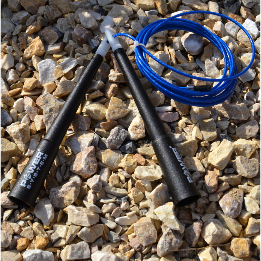 Скакалка швидкісна Power System PS-4033 Crossfit Jump Rope Blue (2,8m.)