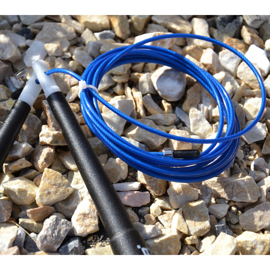 Скакалка швидкісна Power System PS-4033 Crossfit Jump Rope Blue (2,8m.)