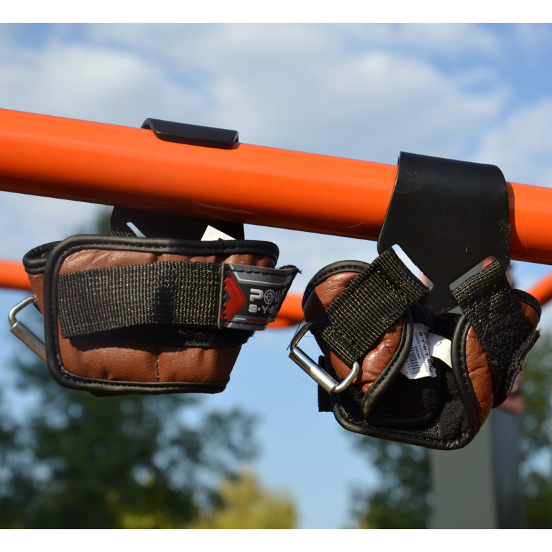 Гаки для тяги на зап'ястя Power System PS-3300 Hooks Brown XL