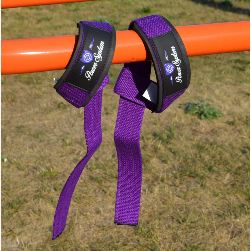 Лямки для тяги Power System PS-3420 G-Power Straps Purple