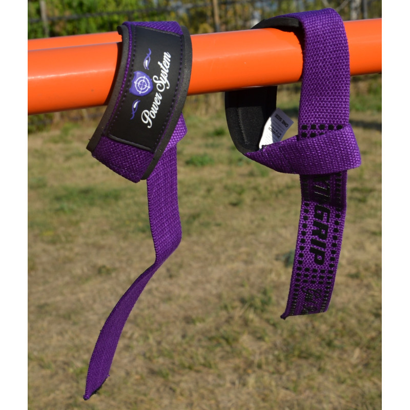 Лямки для тяги Power System PS-3420 G-Power Straps Purple