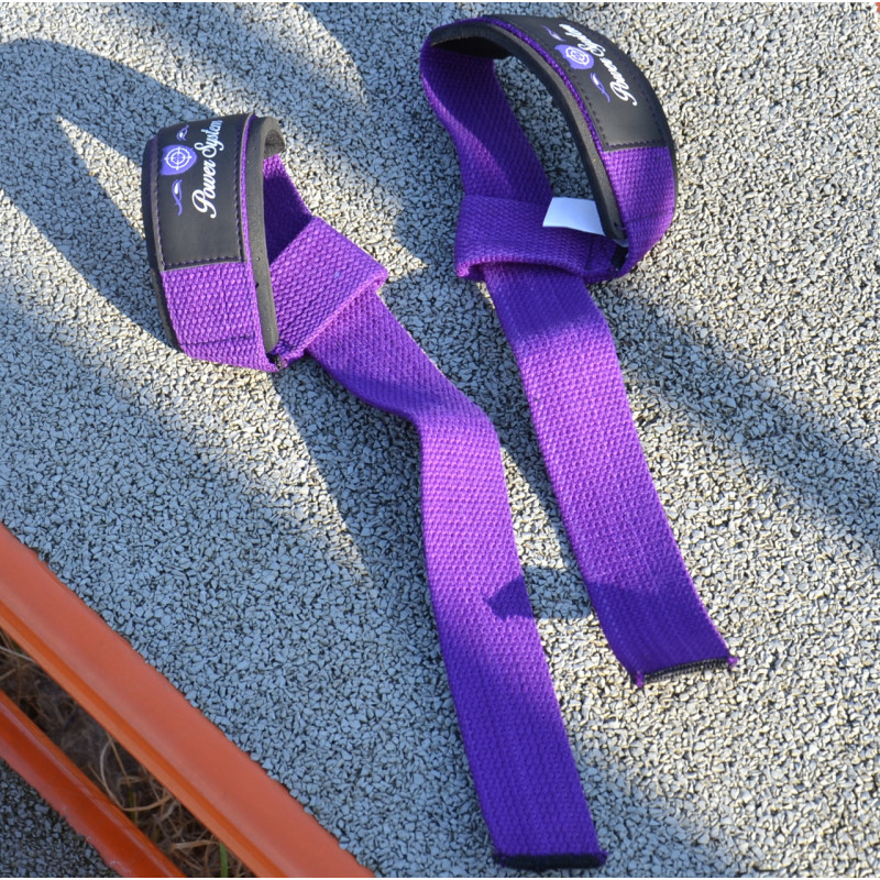 Лямки для тяги Power System PS-3420 G-Power Straps Purple