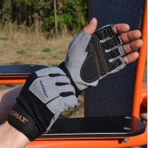 Рукавички для фітнесу MadMax MFG-871 Damasteel Grey/Black XL Рукавички для фітнесу MadMax MFG-871 Damasteel Grey/Black XL