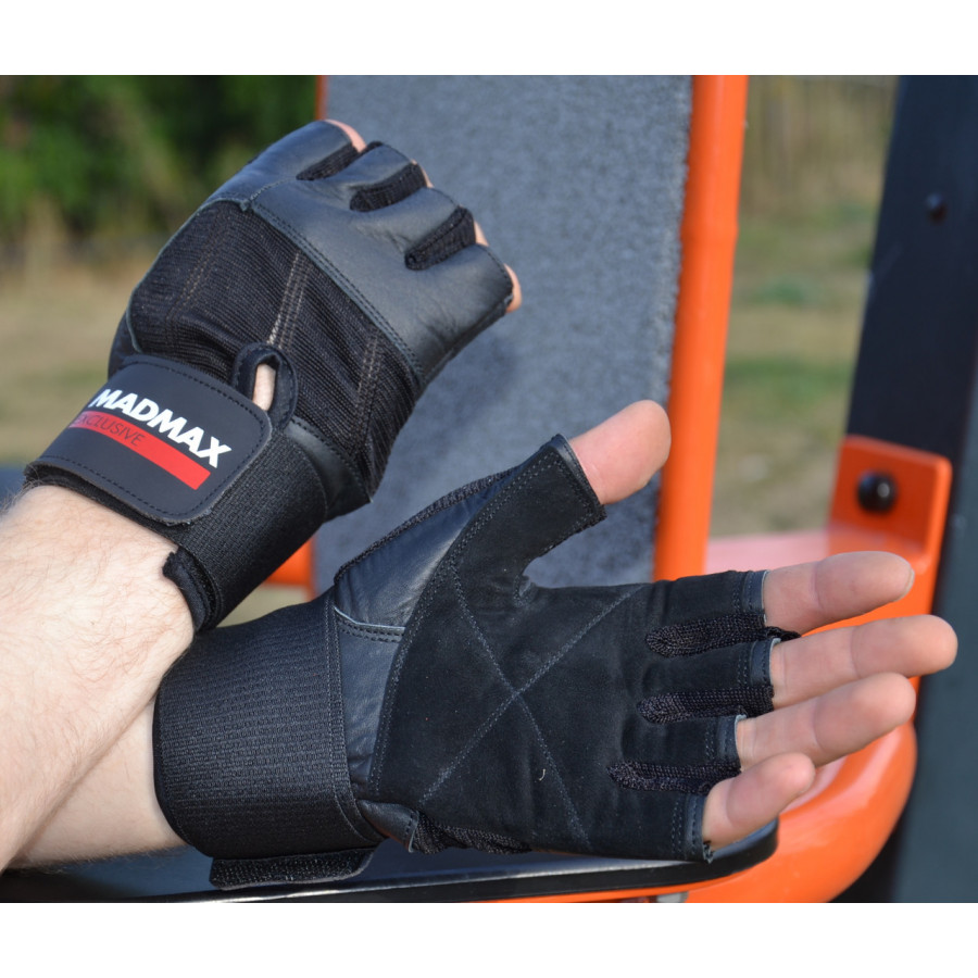 Рукавички для фітнесу MadMax MFG-269 Professional Exclusive Black XL
