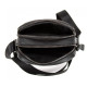 Чоловіча шкіряна сумка планшетка Tiding Bag чорна