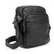 Чоловіча шкіряна сумка планшетка Tiding Bag чорна