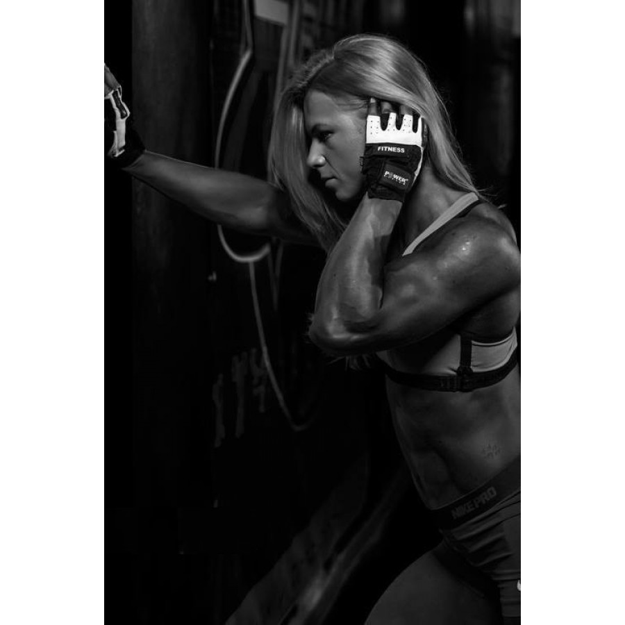 Рукавички для фітнесу Power System PS-2300 Fitness Black/White XL