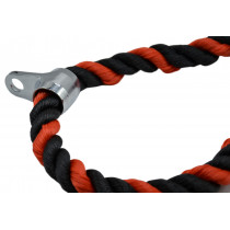 Канат для трицепса з подвійним хватом Power System PS-4041 Triceps Rope Black/Red Канат для трицепса з подвійним хватом Power System PS-4041 Triceps Rope Black/Red