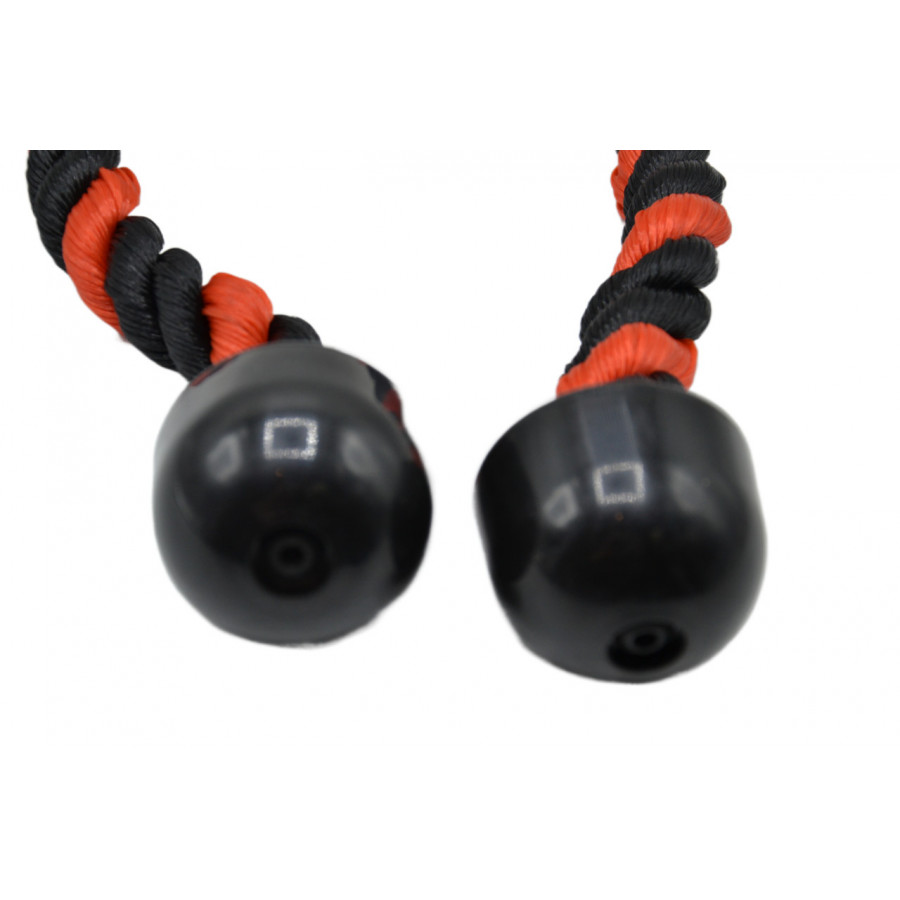Канат для трицепса з подвійним хватом Power System PS-4041 Triceps Rope Black/Red