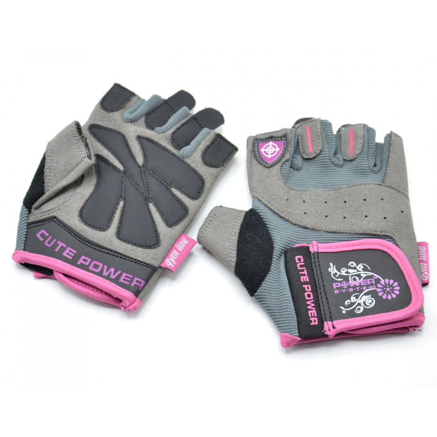 Рукавички для фітнесу Power System PS-2560 Cute Power жіночі Pink S